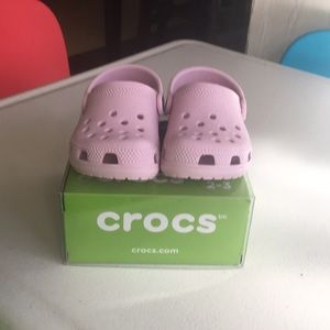 Pink Crocs